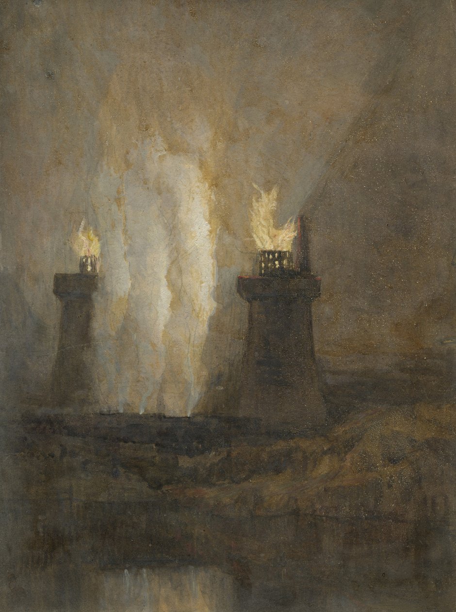 Carron IJzerwerken door Joseph Mallord William Turner