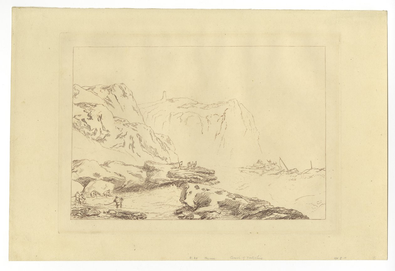 Kust van Yorkshire door Joseph Mallord William Turner