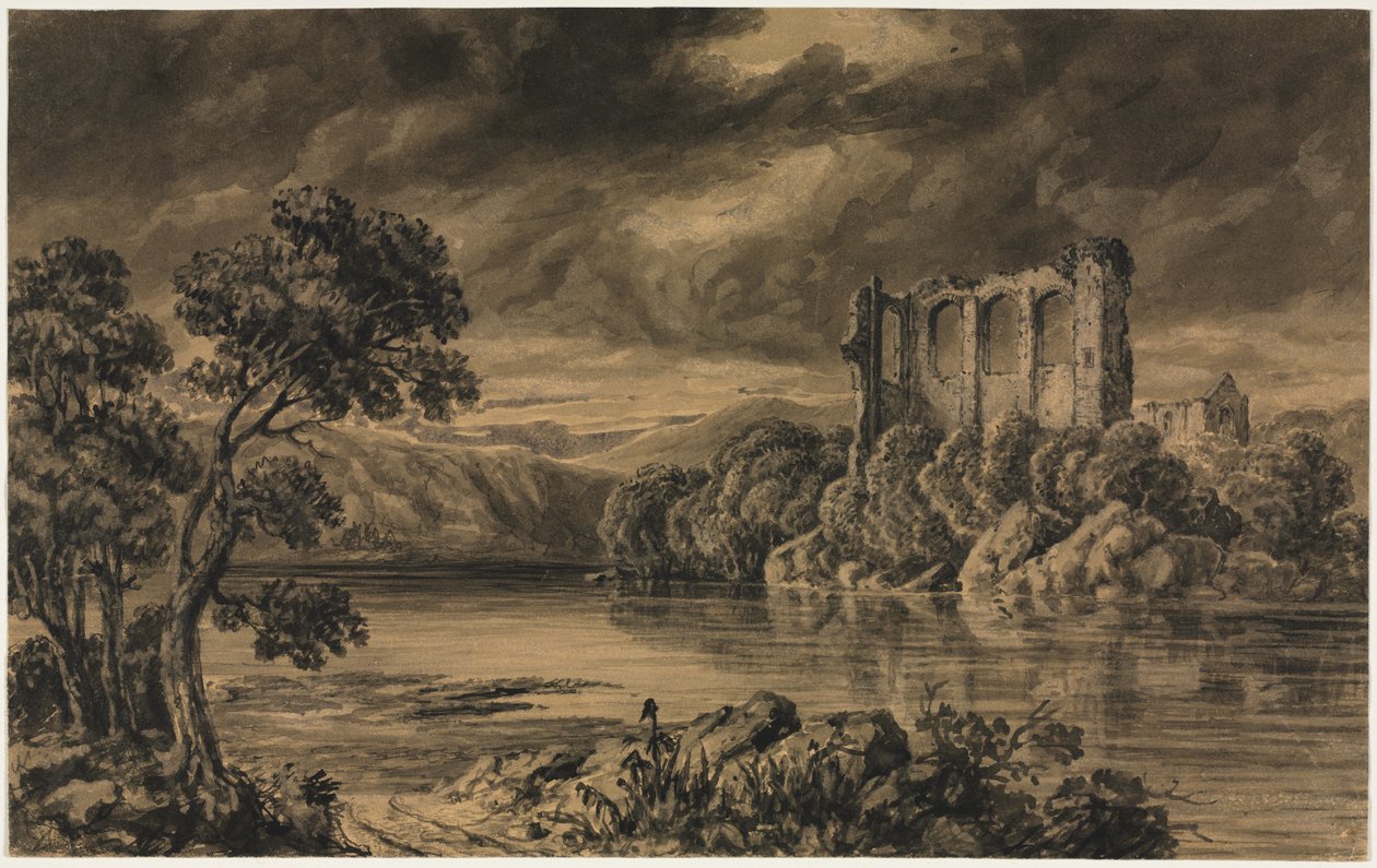 Egremont Kasteel, Cumberland door Joseph Mallord William Turner