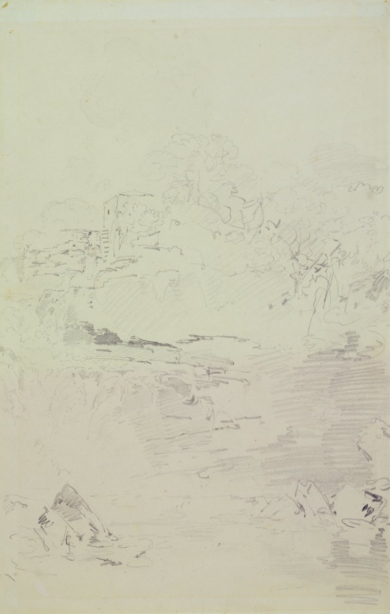 Watervallen van de Clyde, c.1801 door Joseph Mallord William Turner