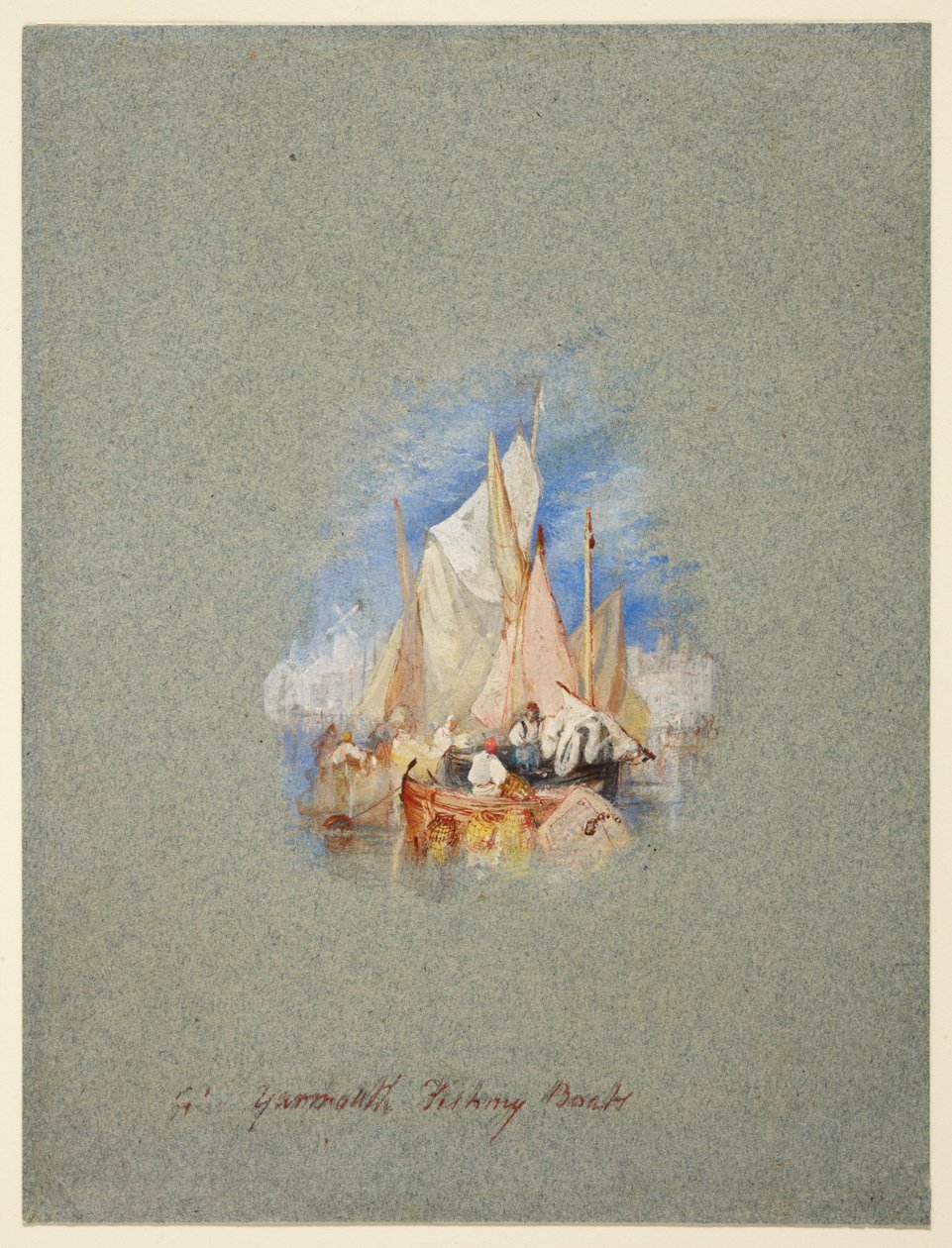 Vissersboten van Great Yarmouth door Joseph Mallord William Turner