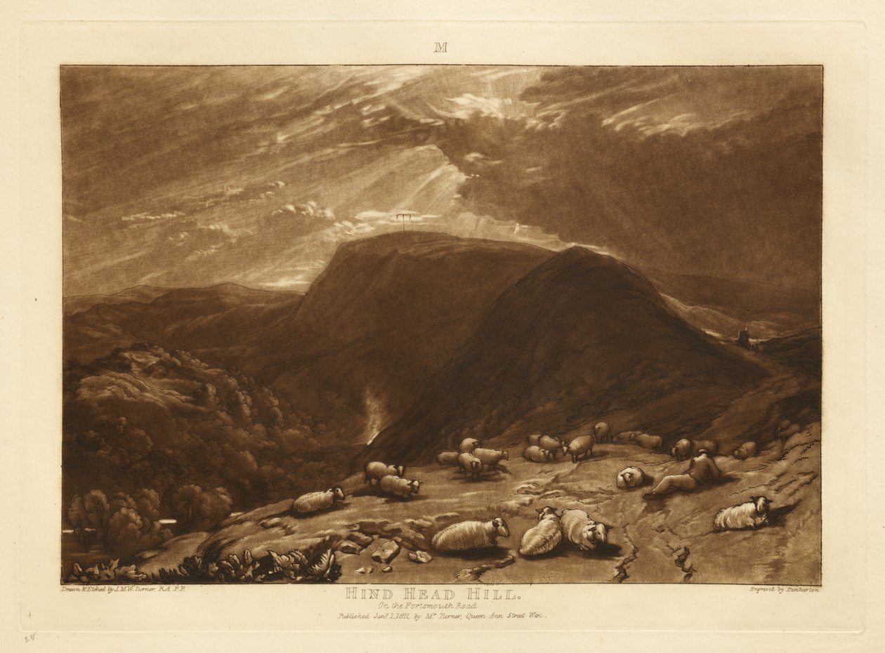 Hindhead Hill door Joseph Mallord William Turner