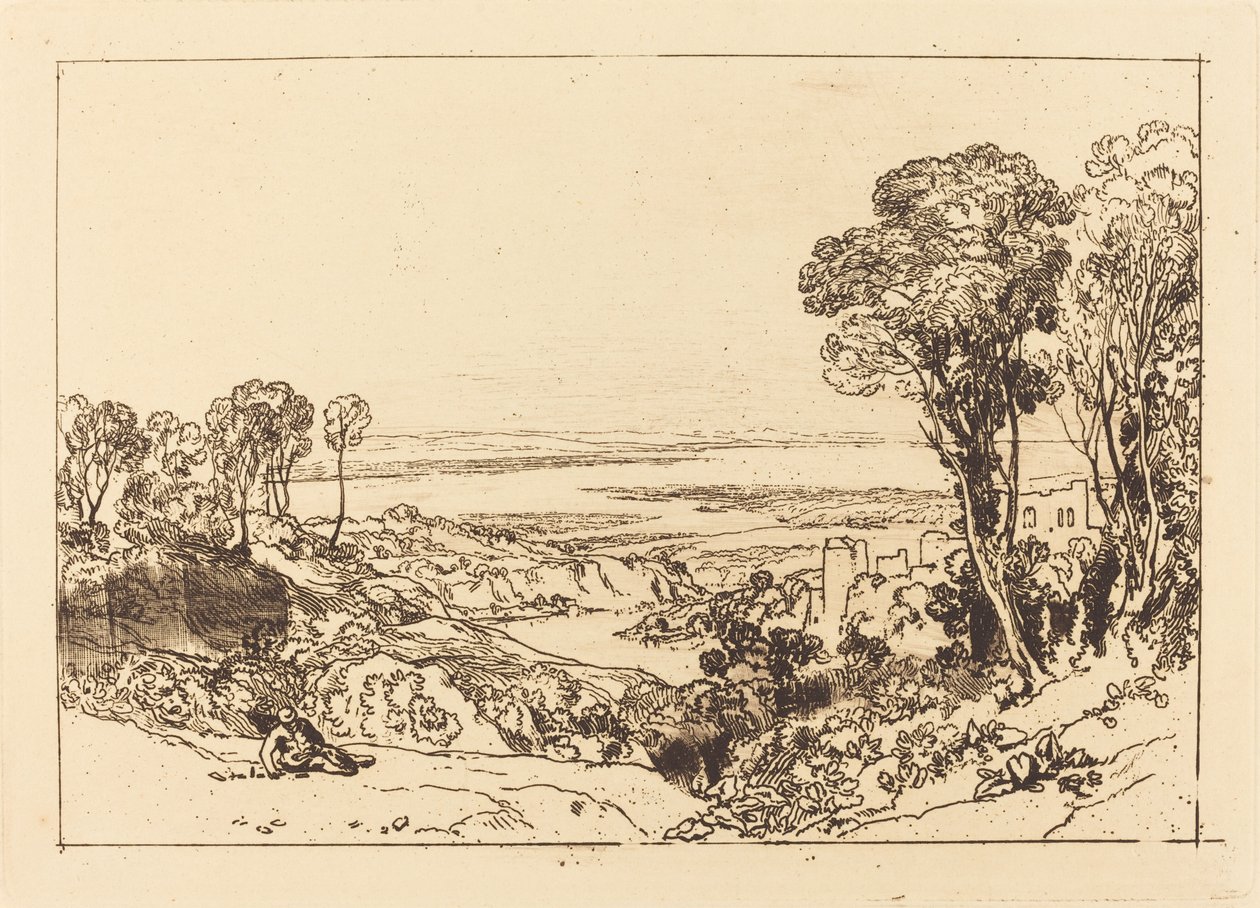 Kruising van Severn en Wye door Joseph Mallord William Turner