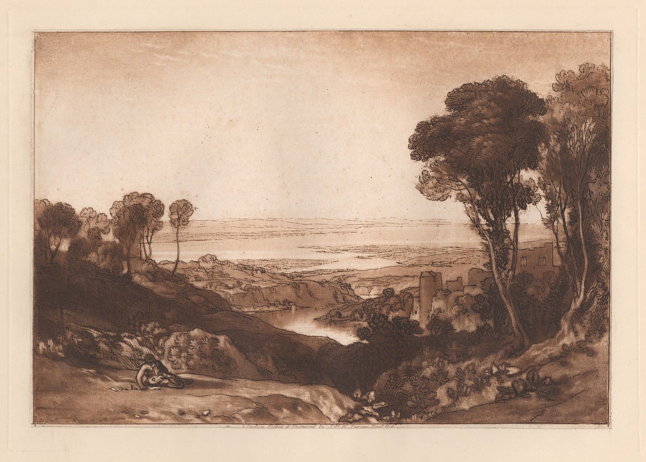 Samenvloeiing van de Severn en de Wye door Joseph Mallord William Turner
