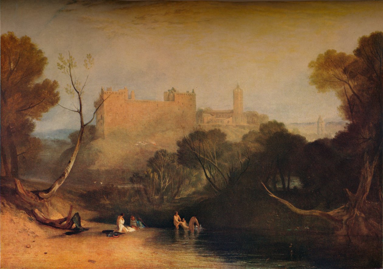 Linlithgow Palace, Schotland, ca. 1810 door Joseph Mallord William Turner