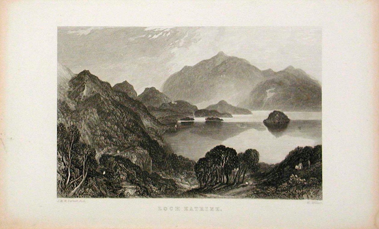 Loch Katrine door Joseph Mallord William Turner