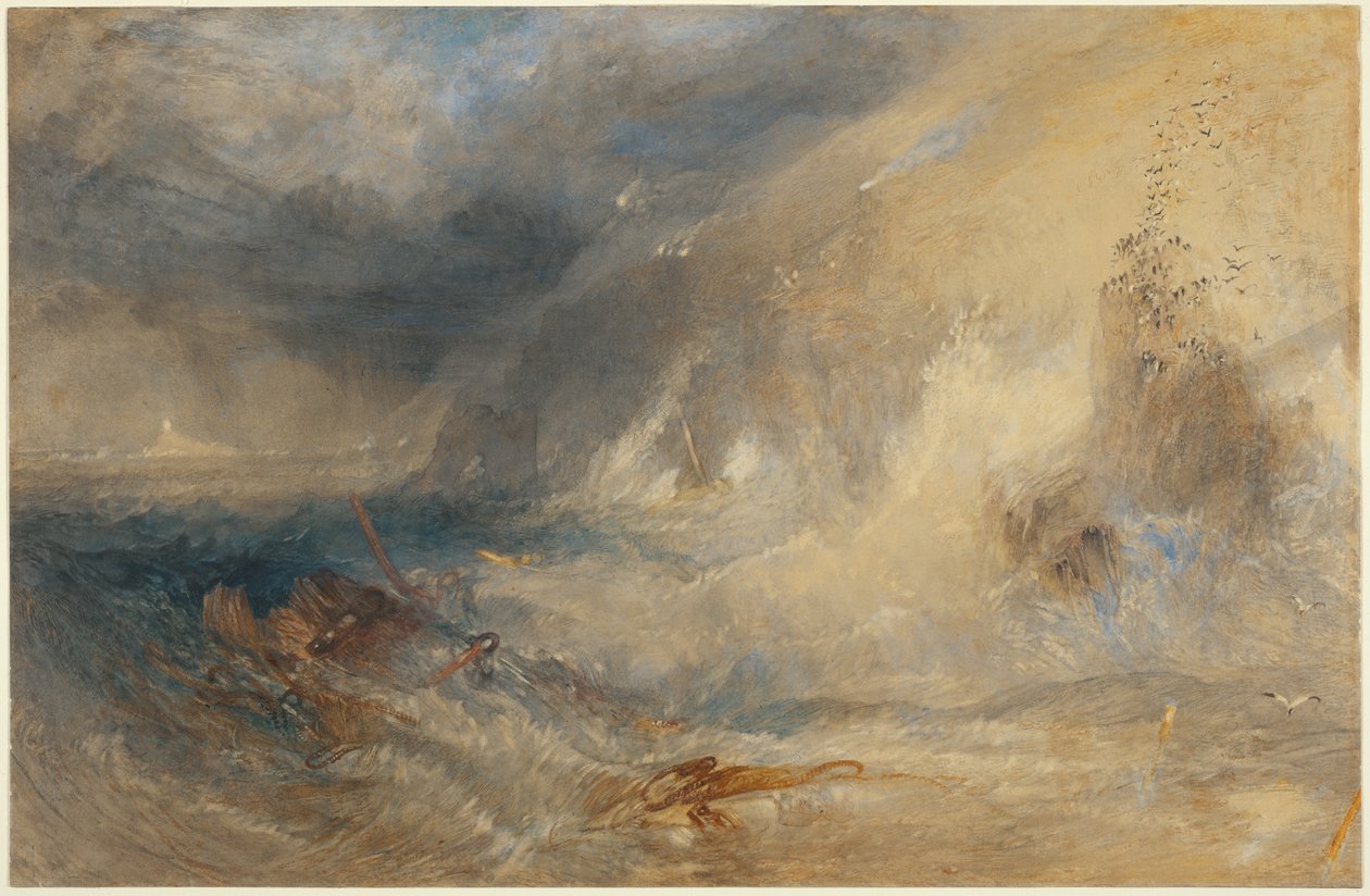De Longships-vuurtoren, Land’s End door Joseph Mallord William Turner