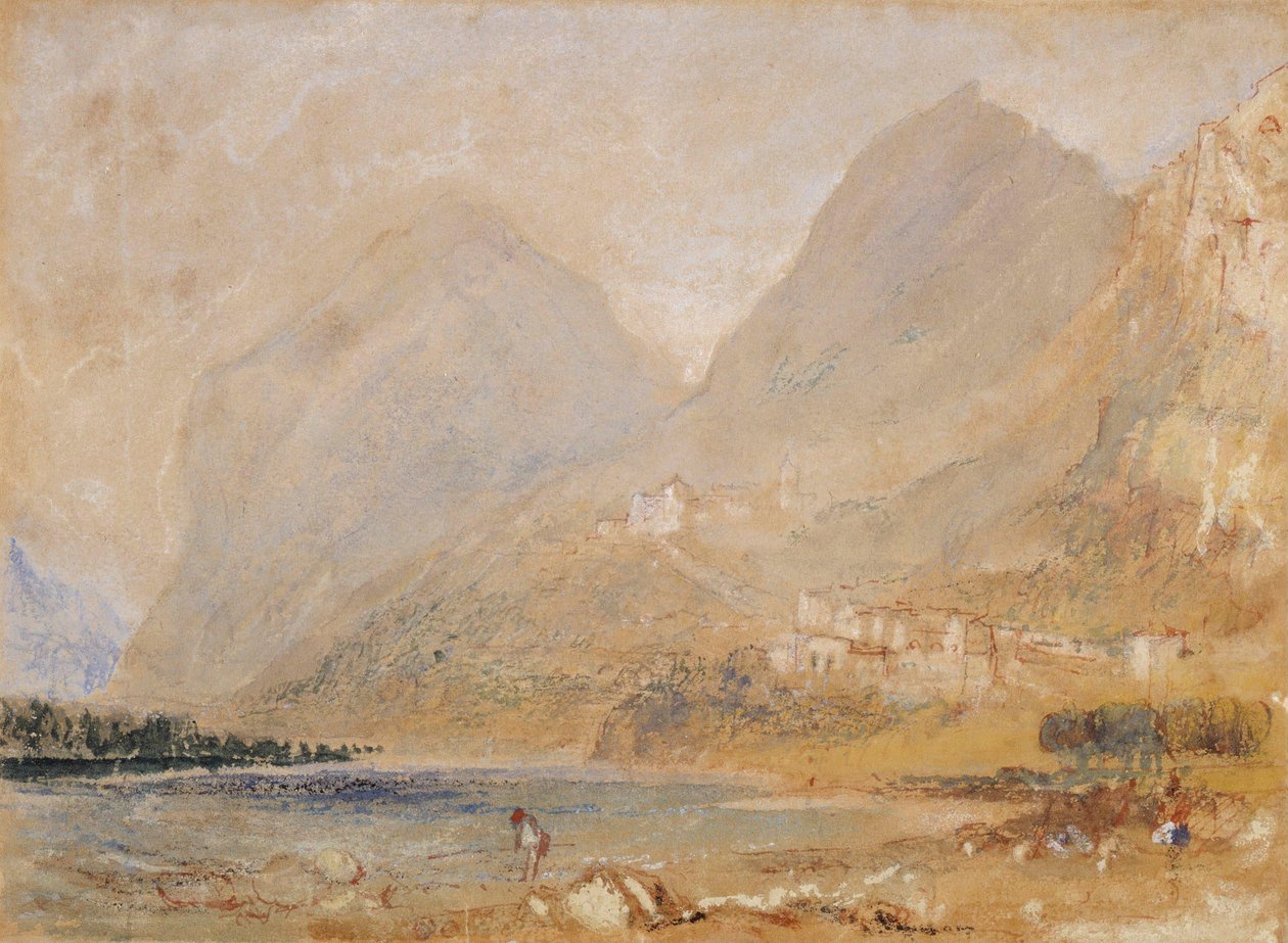 Martinswand, bij Innsbruck door Joseph Mallord William Turner