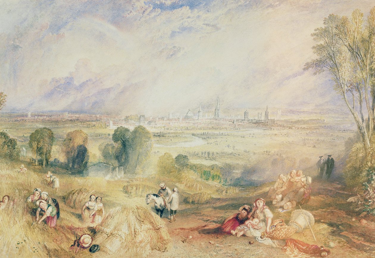 Oxford vanuit North Hinksey door Joseph Mallord William Turner
