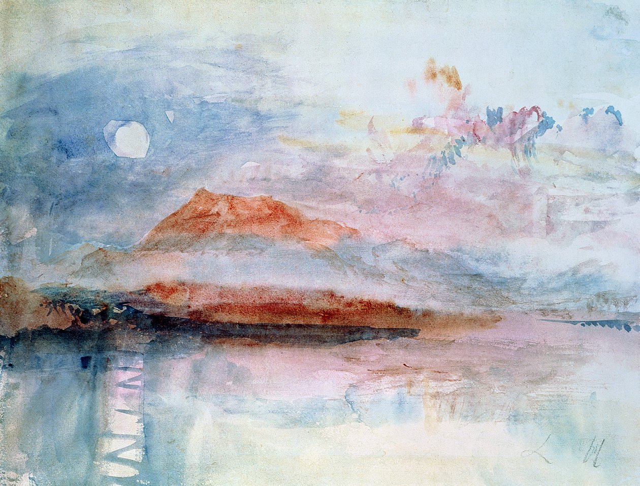 Righi, na 1830 door Joseph Mallord William Turner