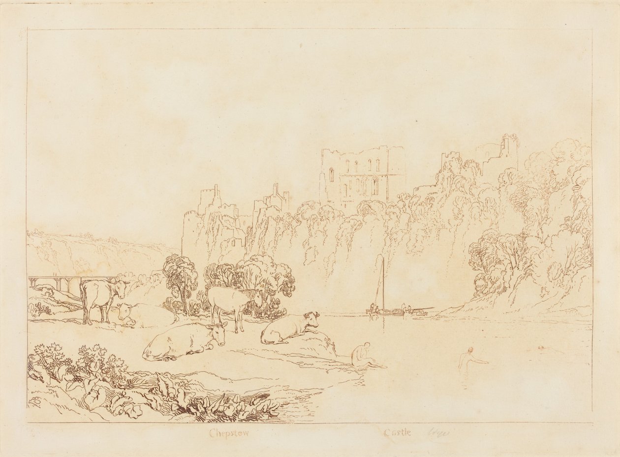 Rivier de Wye door Joseph Mallord William Turner