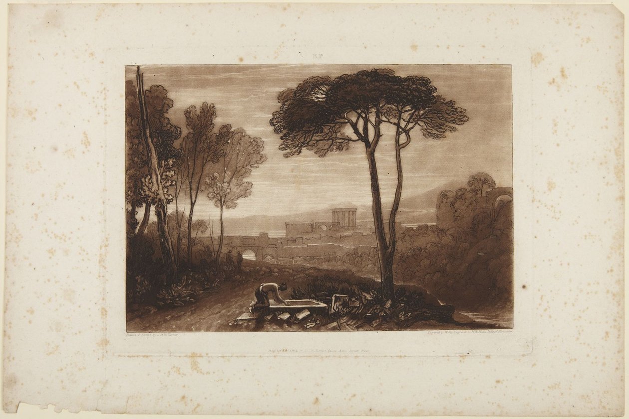 Taferelen op het platteland door Joseph Mallord William Turner