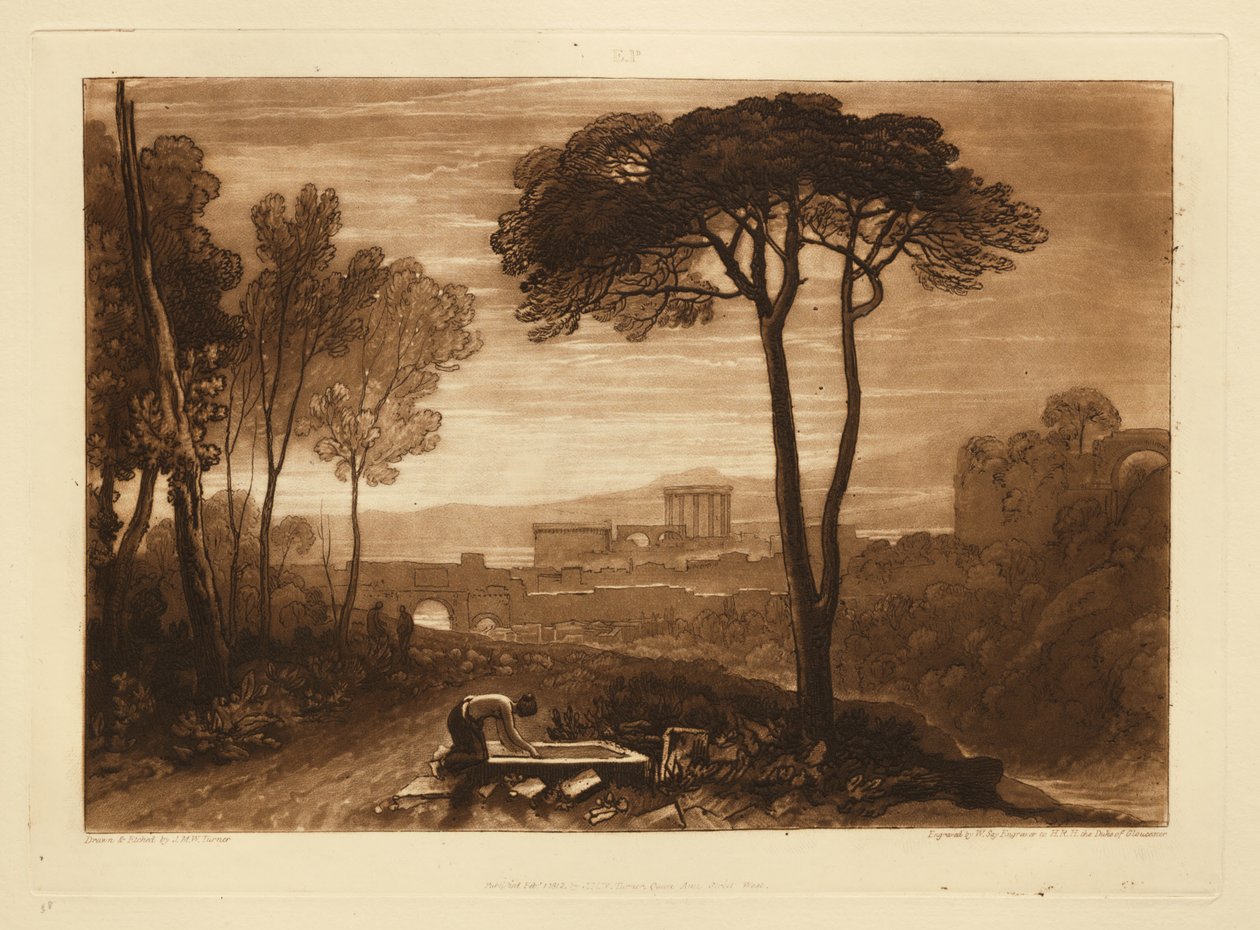 Taferelen op het platteland door Joseph Mallord William Turner