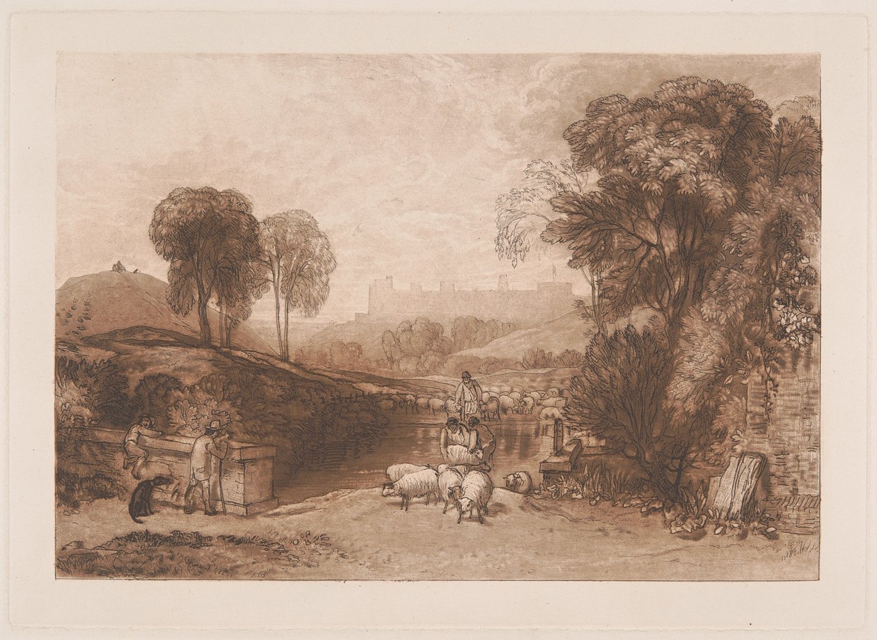 Schapenwassen, Windsor door Joseph Mallord William Turner