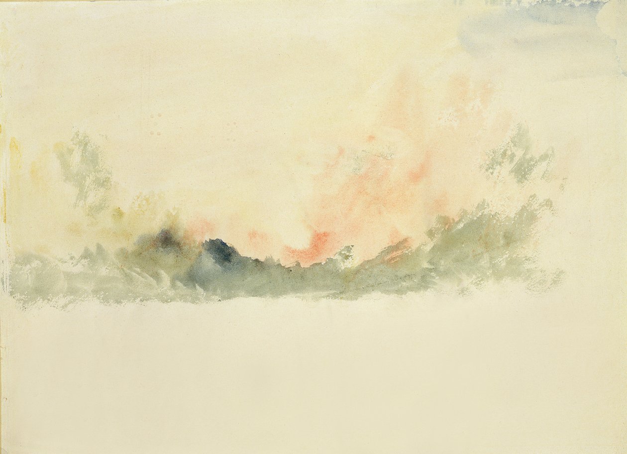 Luchtstudie door Joseph Mallord William Turner