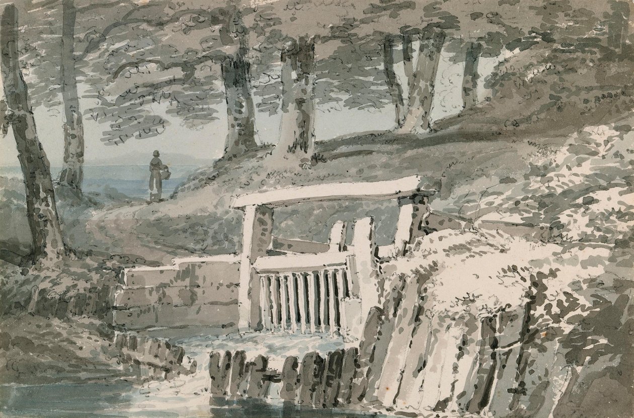 Sluisdeur, Netley Abbey, Hampshire door Joseph Mallord William Turner