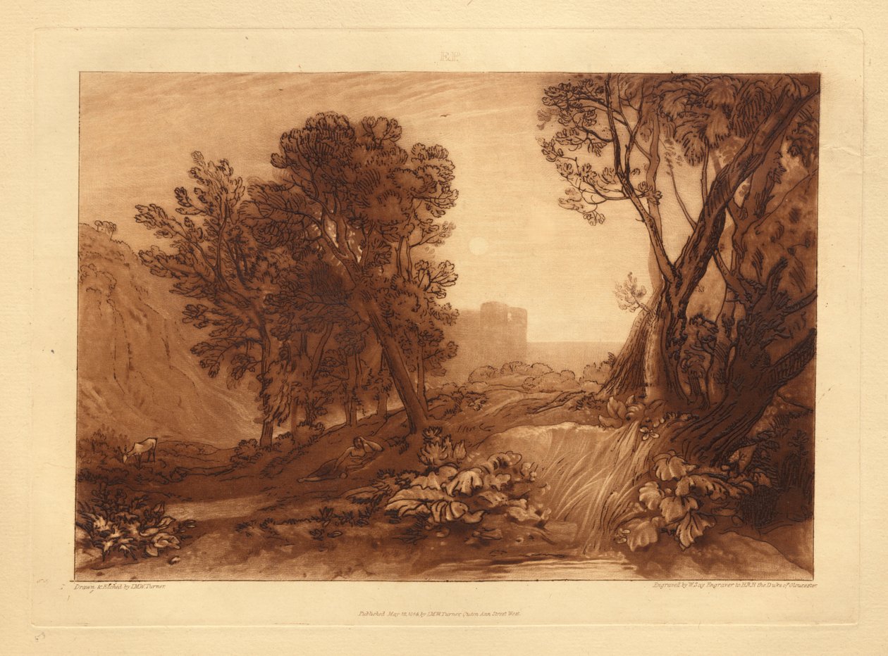 Eenzaamheid door Joseph Mallord William Turner