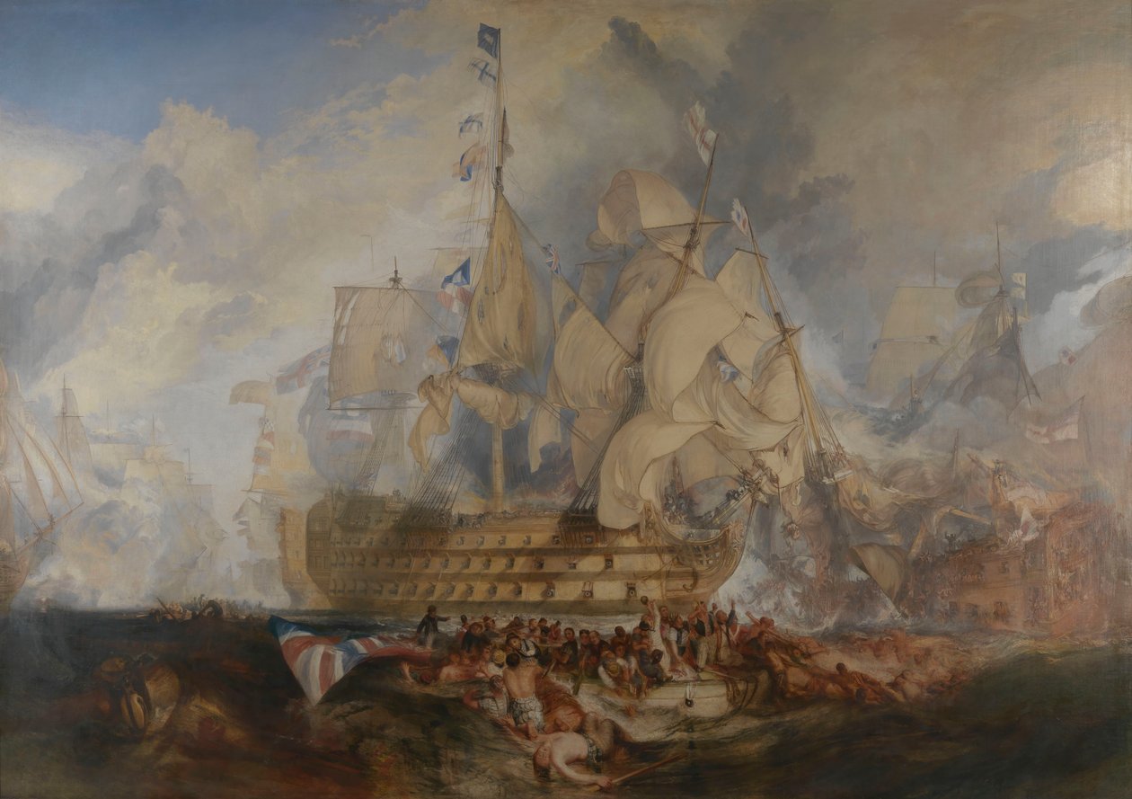 De Slag bij Trafalgar, 21 oktober 1805 door Joseph Mallord William Turner