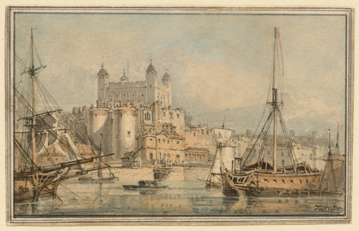De Tower of London door Joseph Mallord William Turner