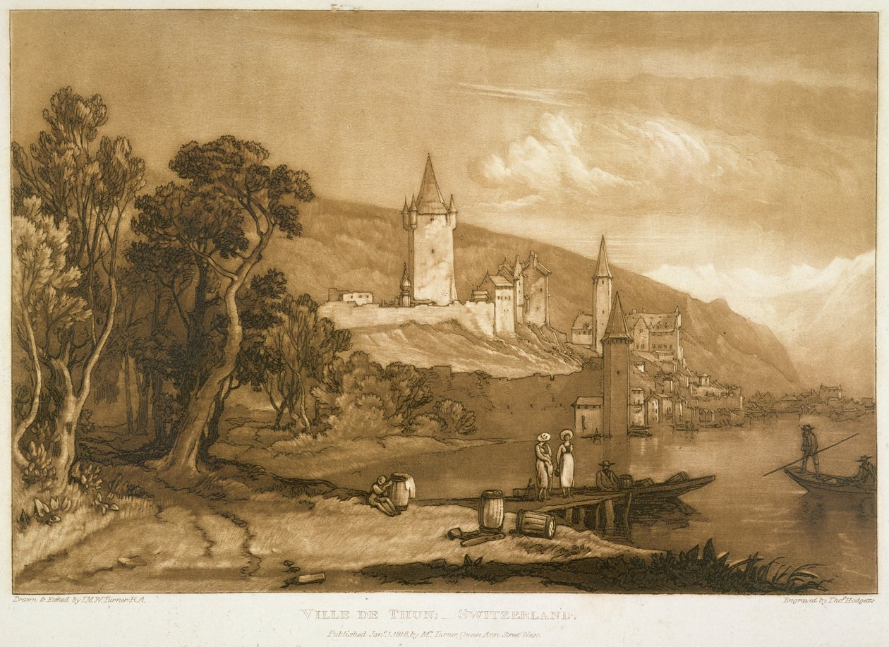 De stad Thun, uit de 