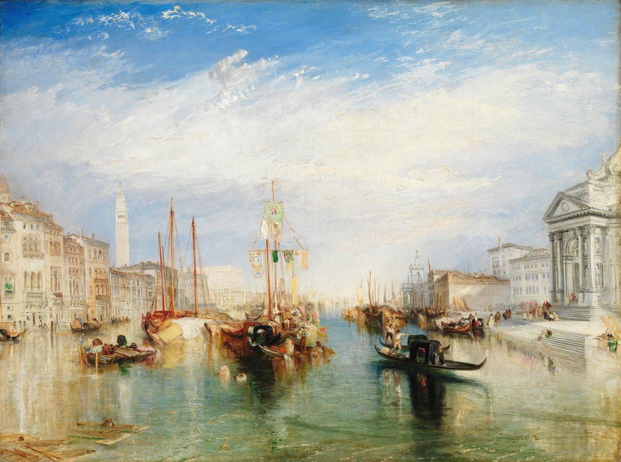 Venetië, vanaf de veranda van Madonna della Salute door Joseph Mallord William Turner