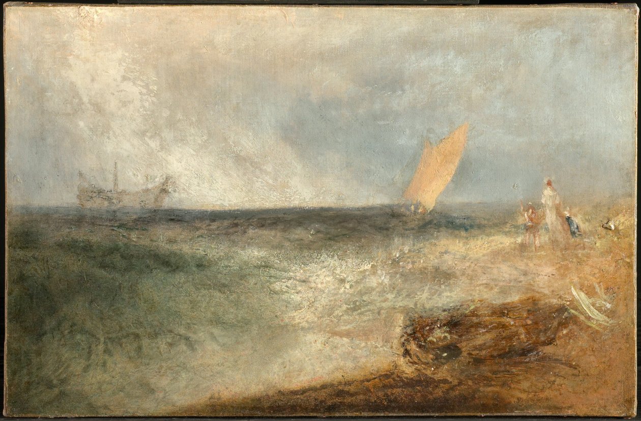 Uitzicht voor Margate, avond door Joseph Mallord William Turner