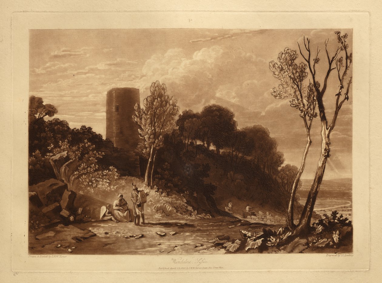 Winchelsea, Sussex door Joseph Mallord William Turner