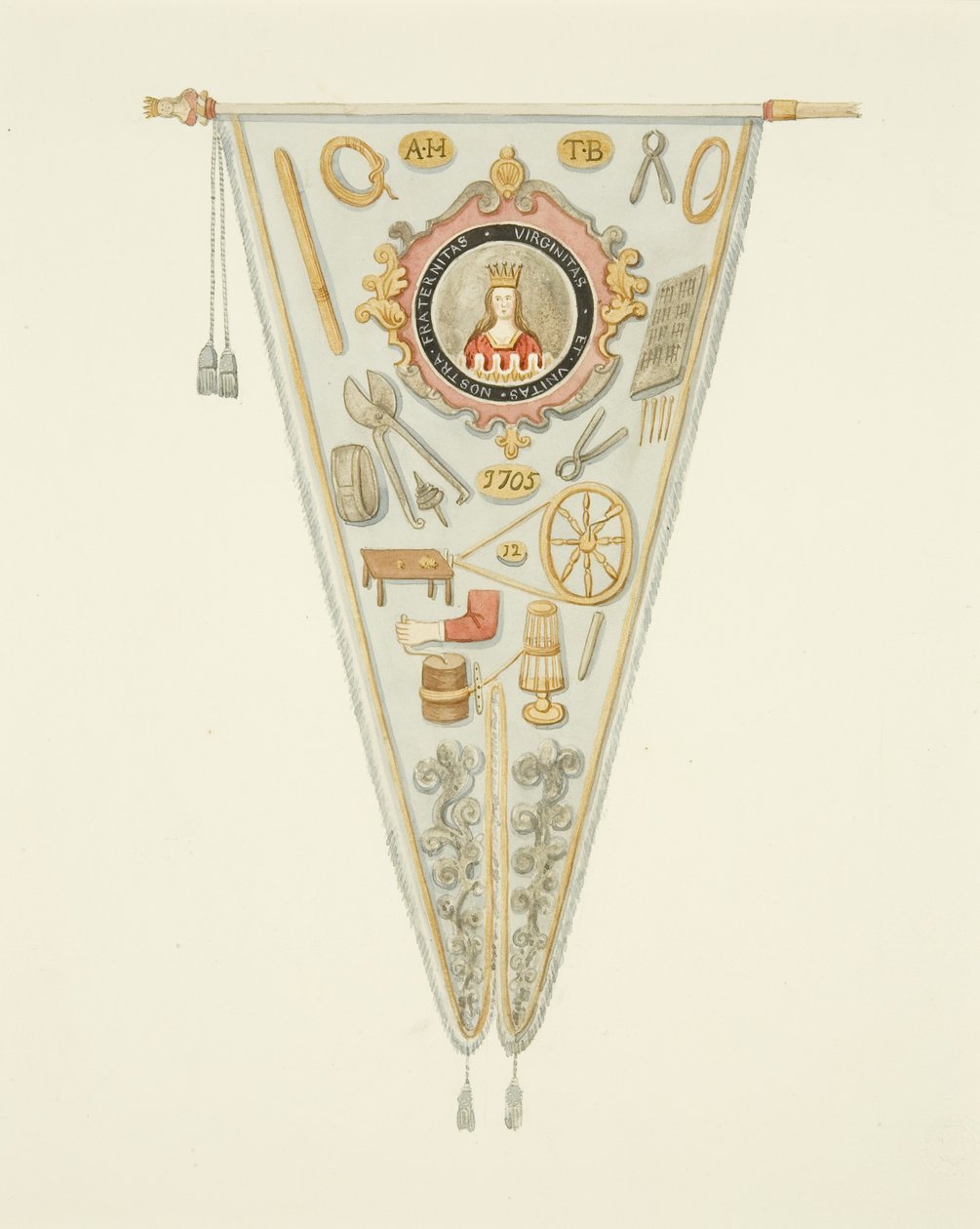 Banier van de Pin-maker