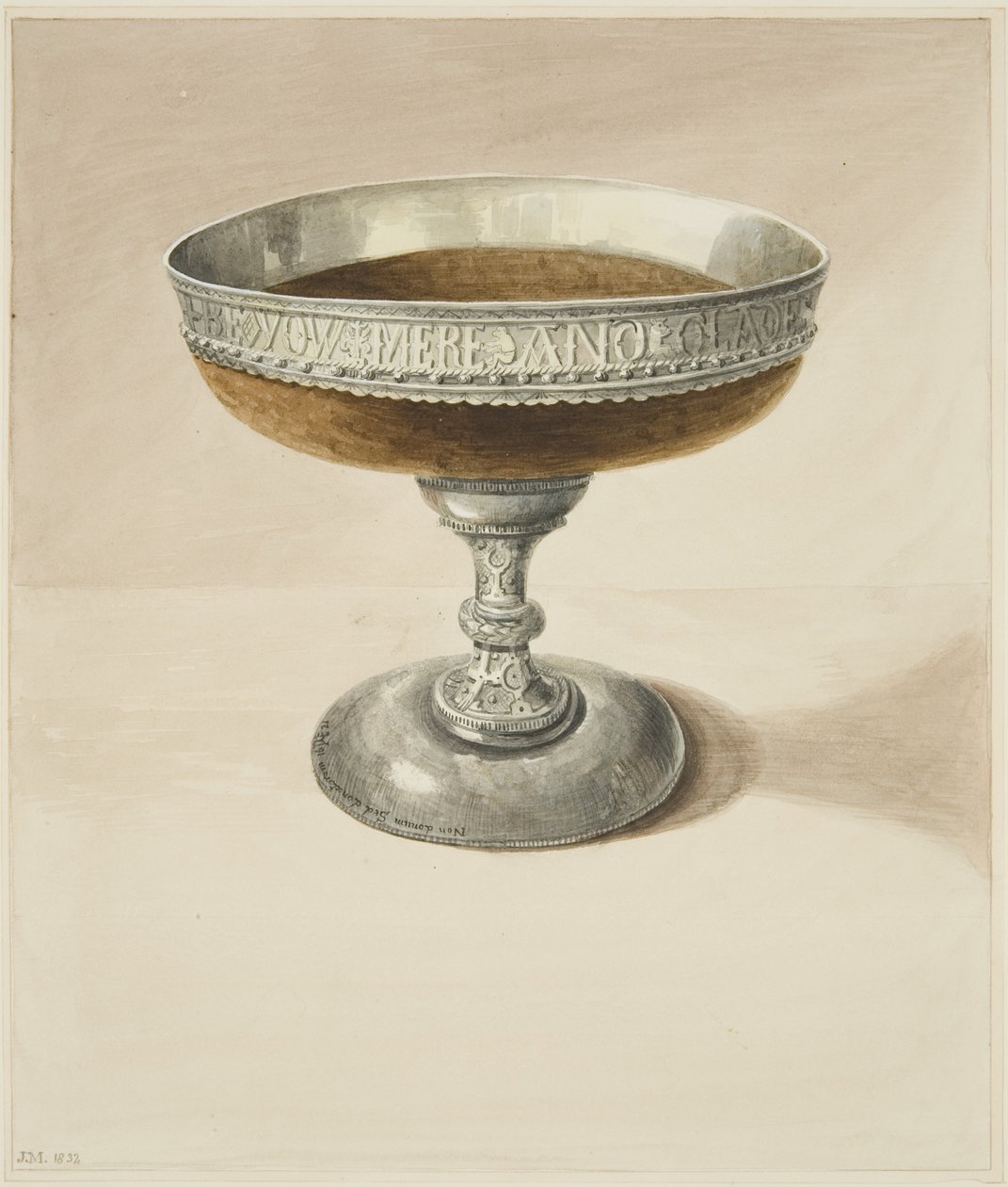 Mazer Bowl en Tazza, samengevoegd door Joseph Manning