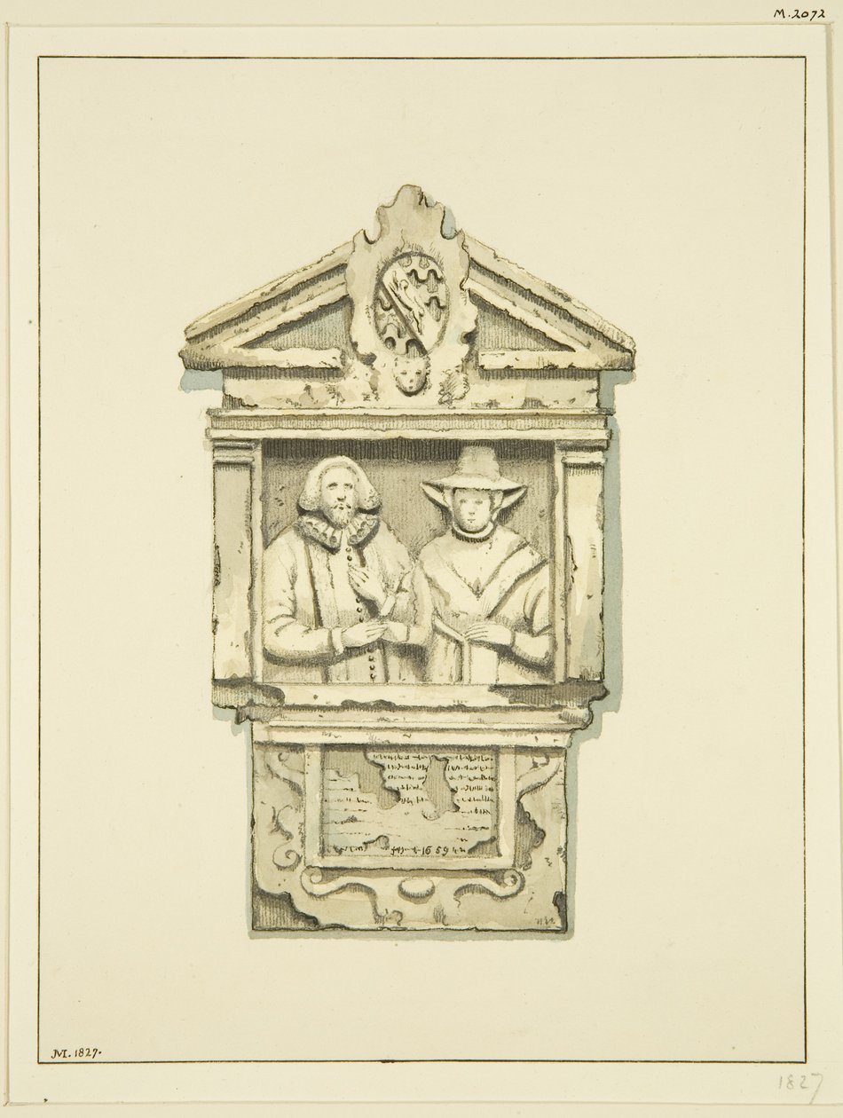 Monument in de St Thomas Kerkhof door Joseph Manning