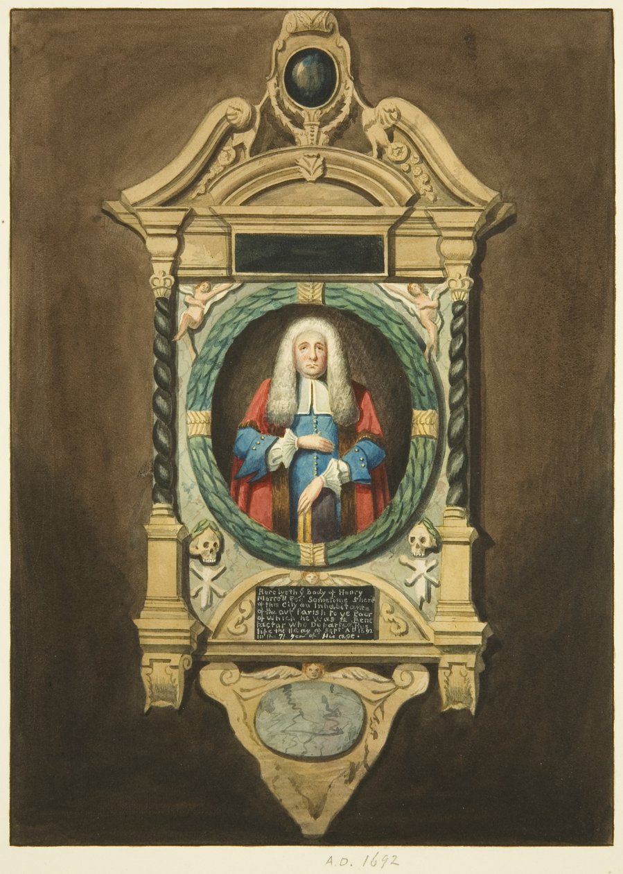Monument van Henry Merrett in St. Philip