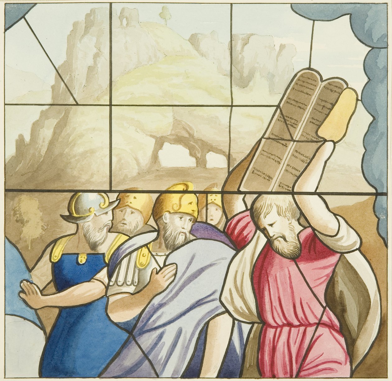 Glas-in-lood in de St Mark
