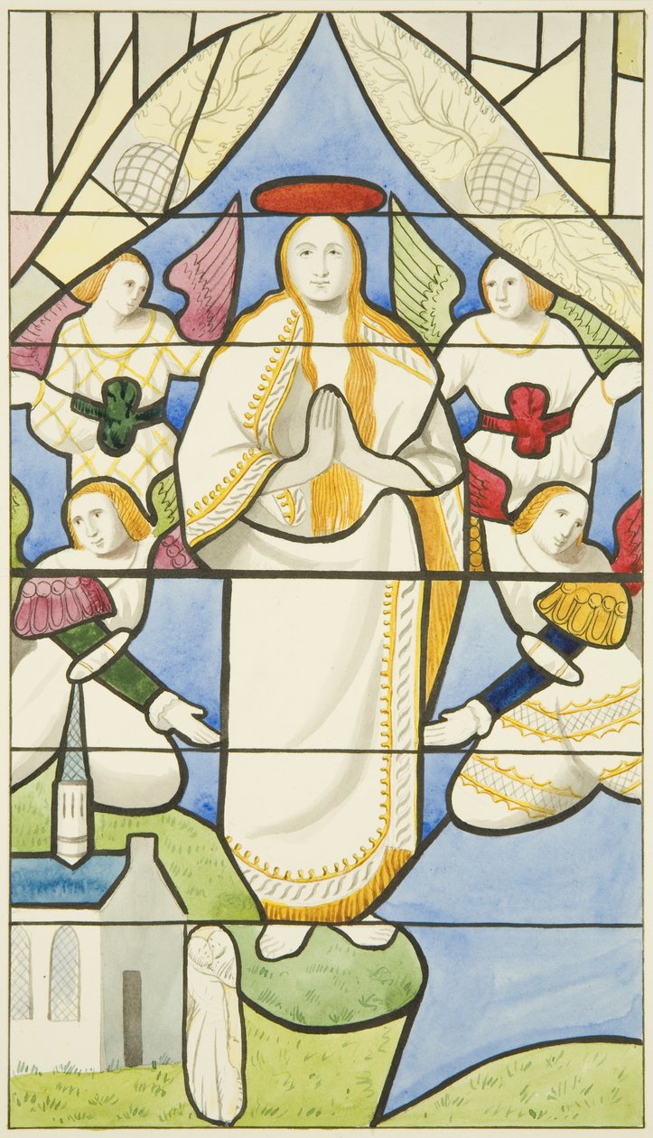 Glas-in-lood in St Mark