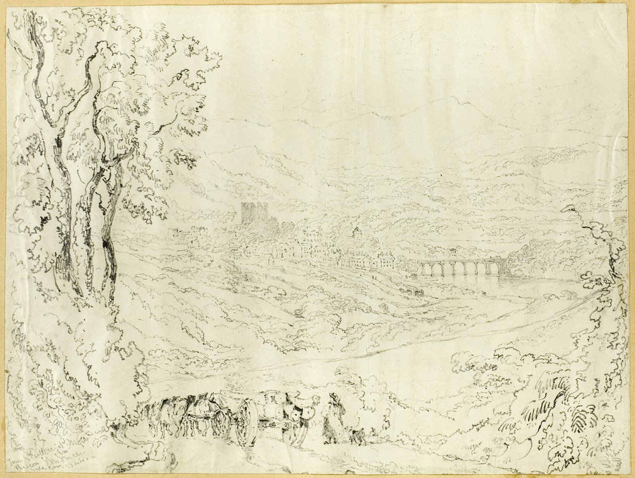 Stad en kasteel van Hay door Joseph Murray Ince