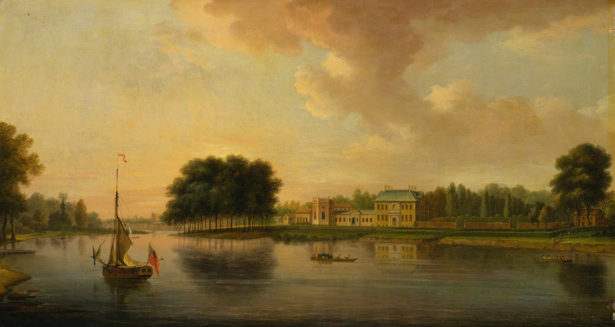 Orleans House, Twickenham door Joseph Nickolls