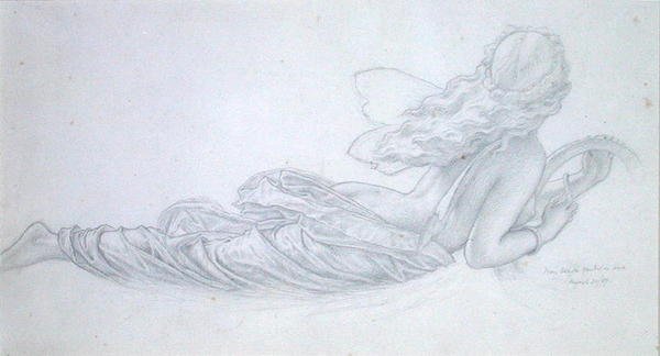 Een fee in vlucht door Joseph Noel Paton