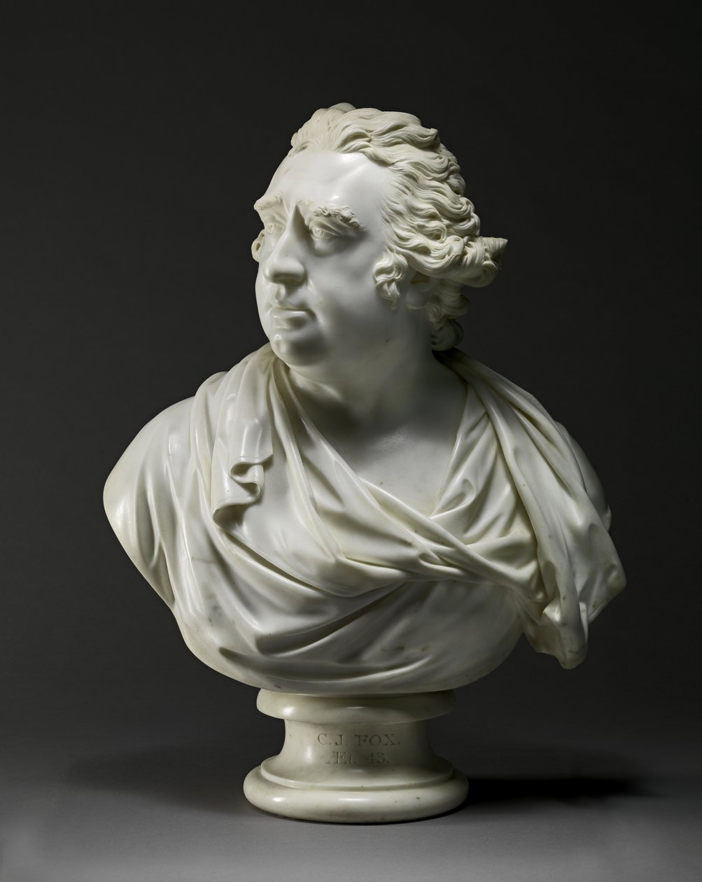 Charles James Fox (1749-1806) 1792 door Joseph Nollekens