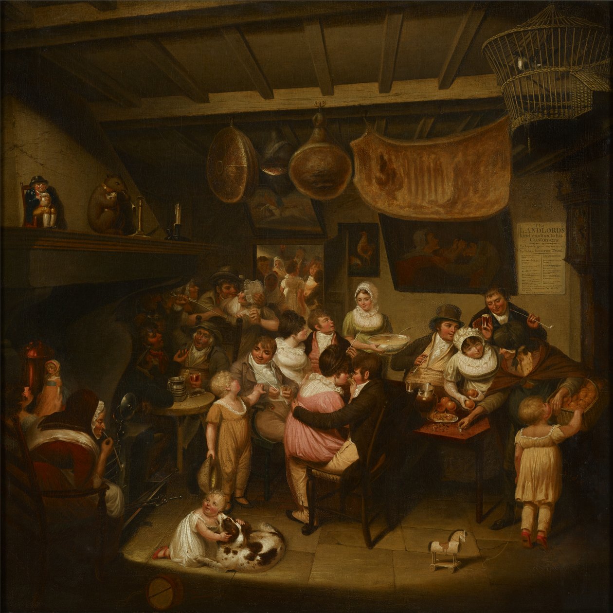 Eccles Wakes: Interieur van een kroeg door Joseph Parry