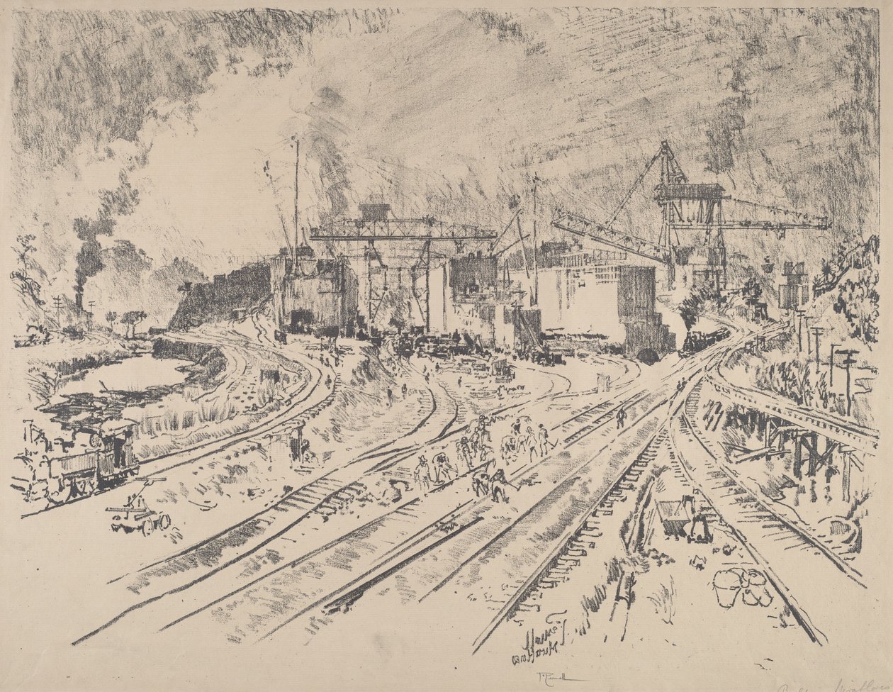 Vroege Ochtend, Miraflores door Joseph Pennell
