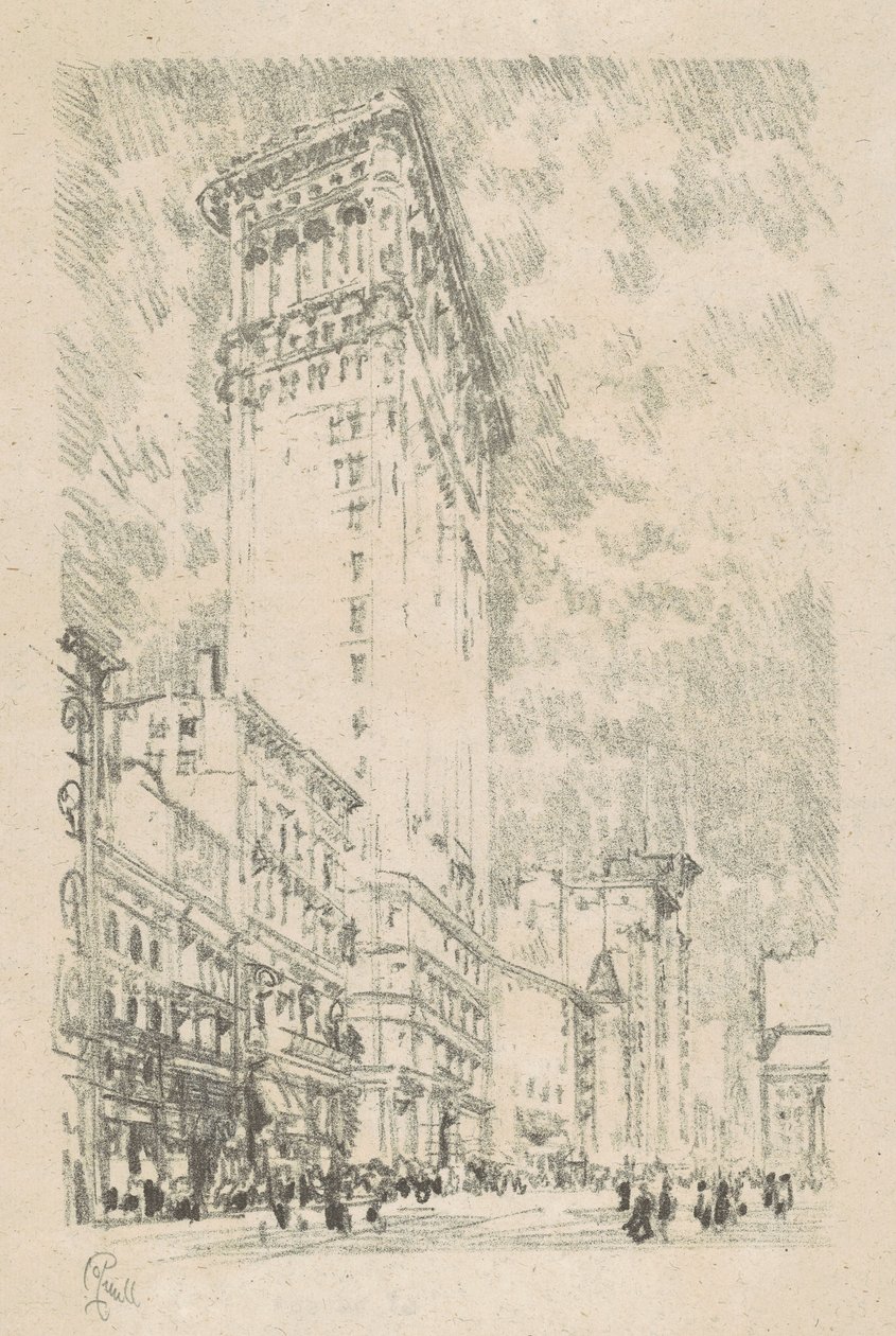 Flatiron Building door Joseph Pennell