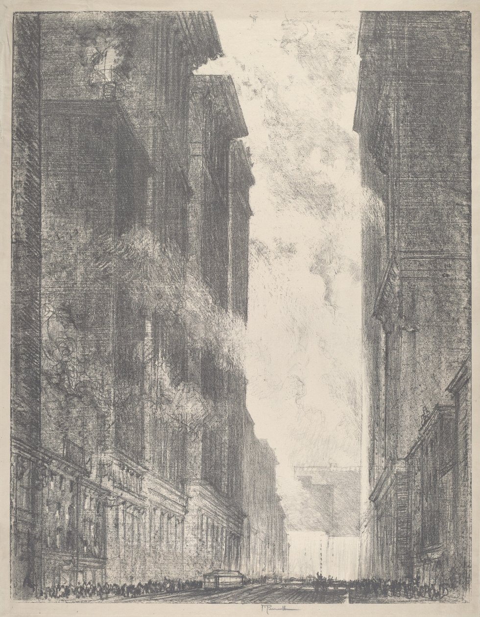 Fourth Avenue door Joseph Pennell