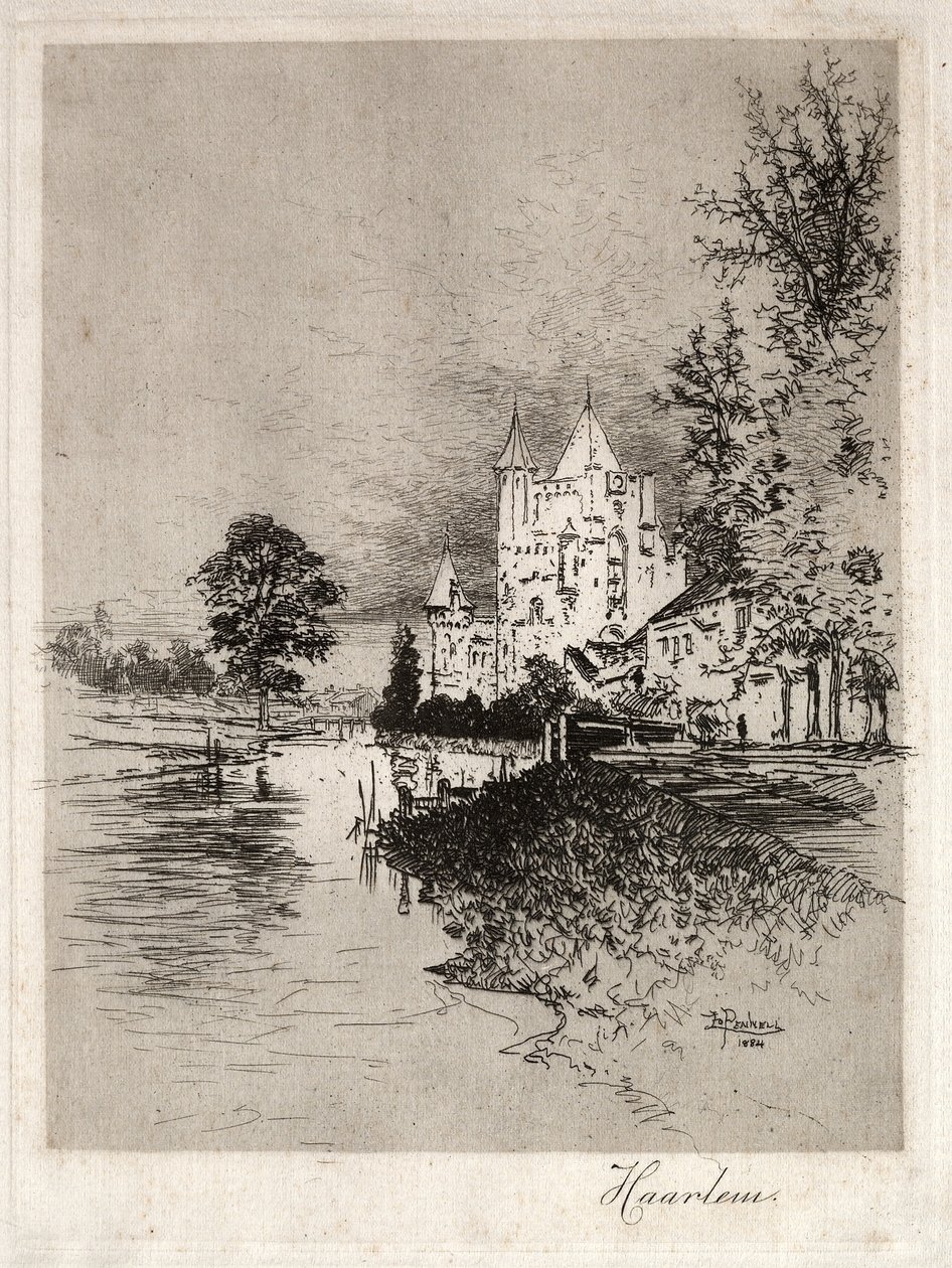 Haarlem, 1884 door Joseph Pennell