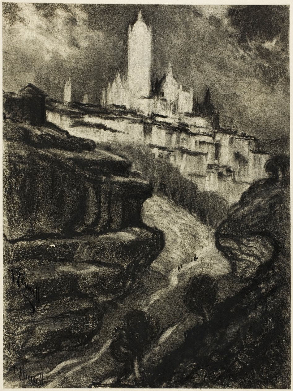 Segovia door Joseph Pennell
