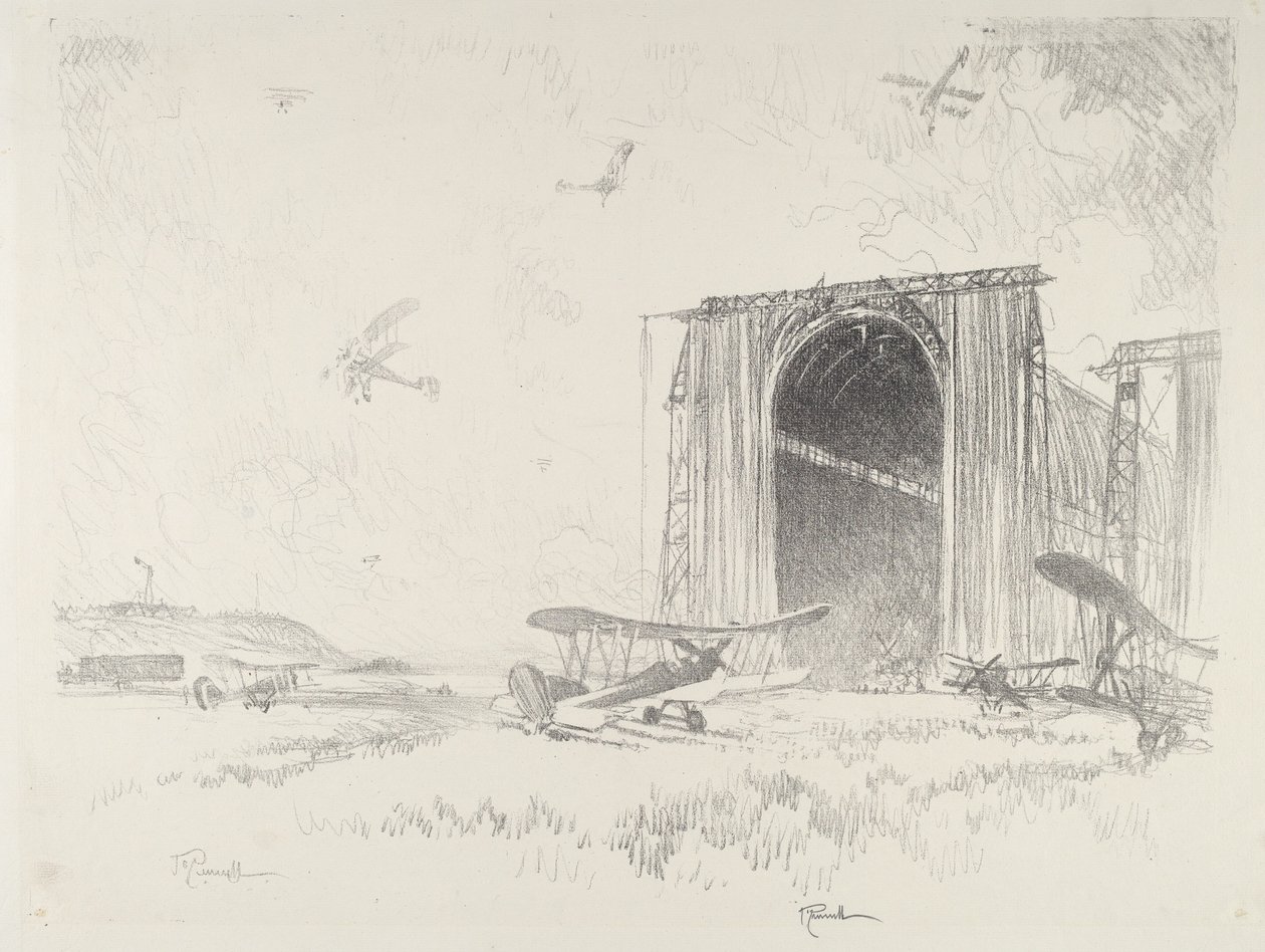 De ballonloods door Joseph Pennell