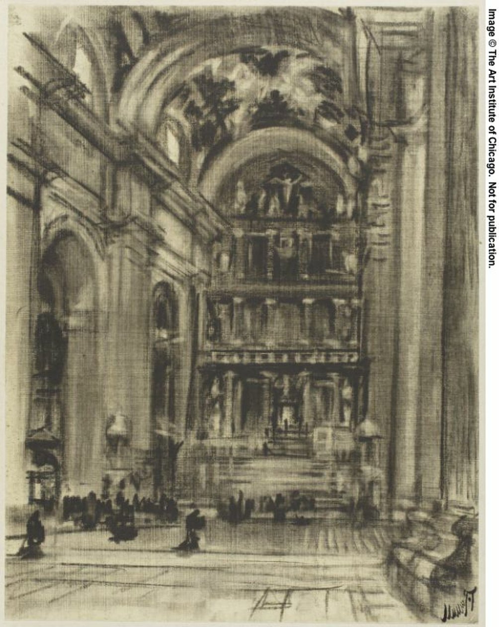 De vrolijke gotische kloosters, Toledo door Joseph Pennell