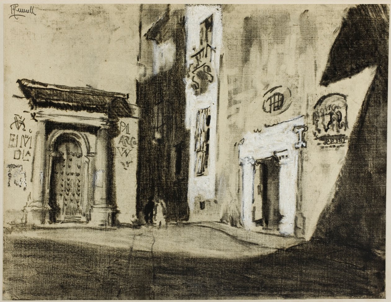 Straten van Toledo door Joseph Pennell