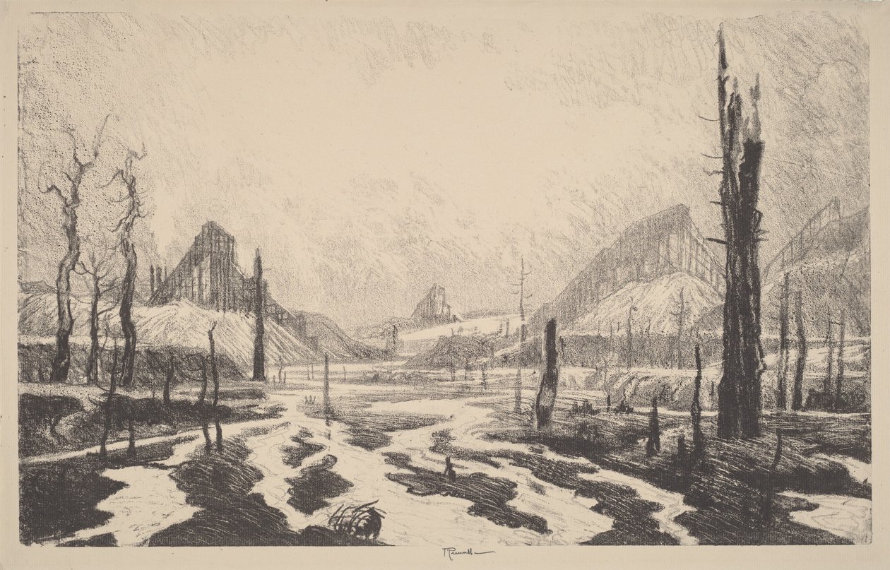Vallei der verlatenheid door Joseph Pennell