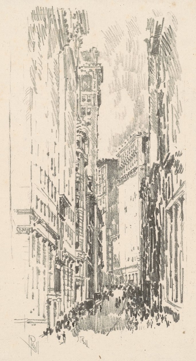 William Street door Joseph Pennell
