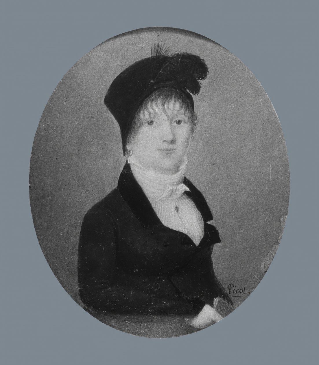 Portret van een dame, ca. 1808 door Joseph Pierre Picot de Limoelan de
