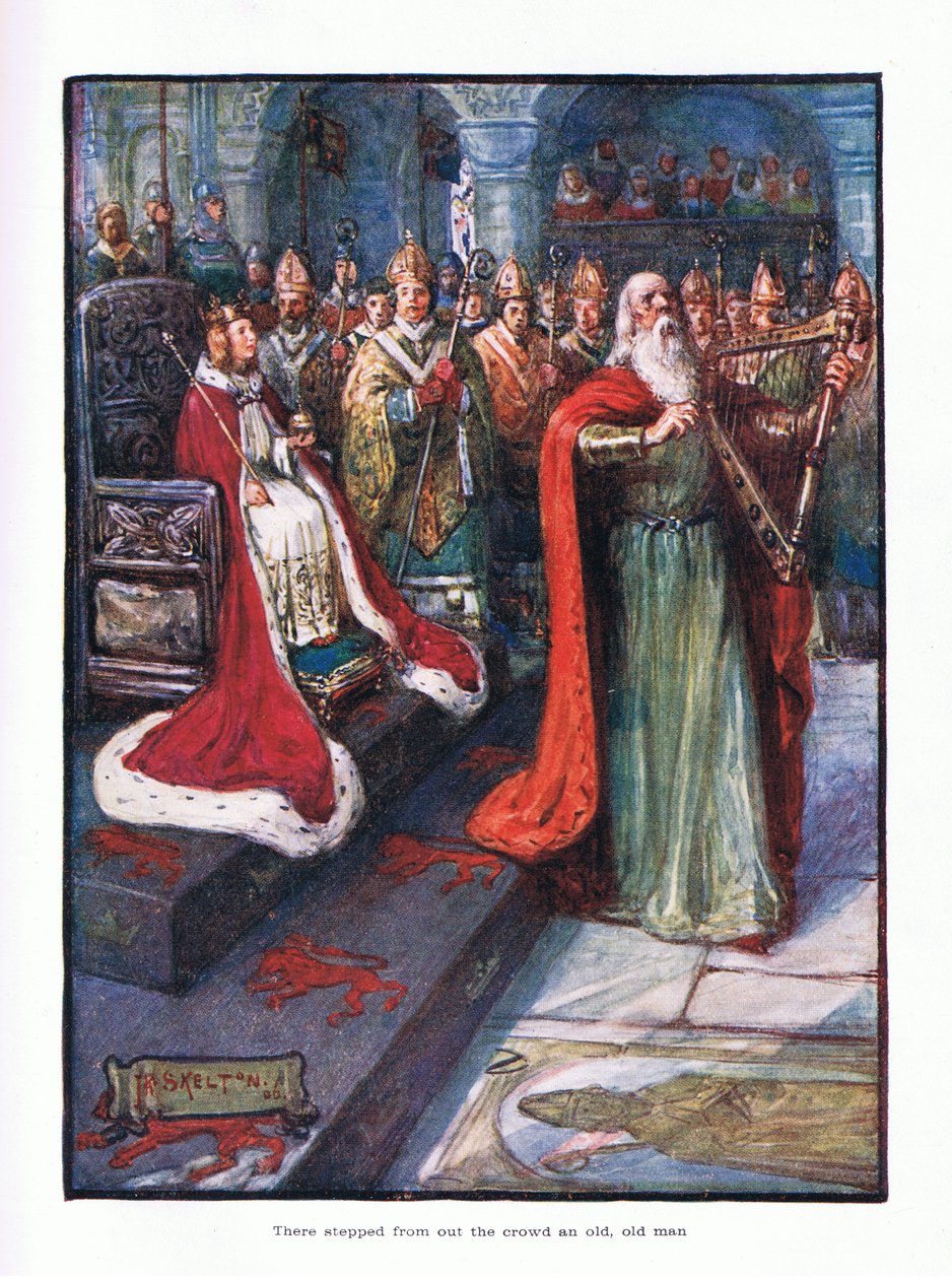 Er stapte een oude, oude man uit de menigte door Joseph Ratcliffe Skelton